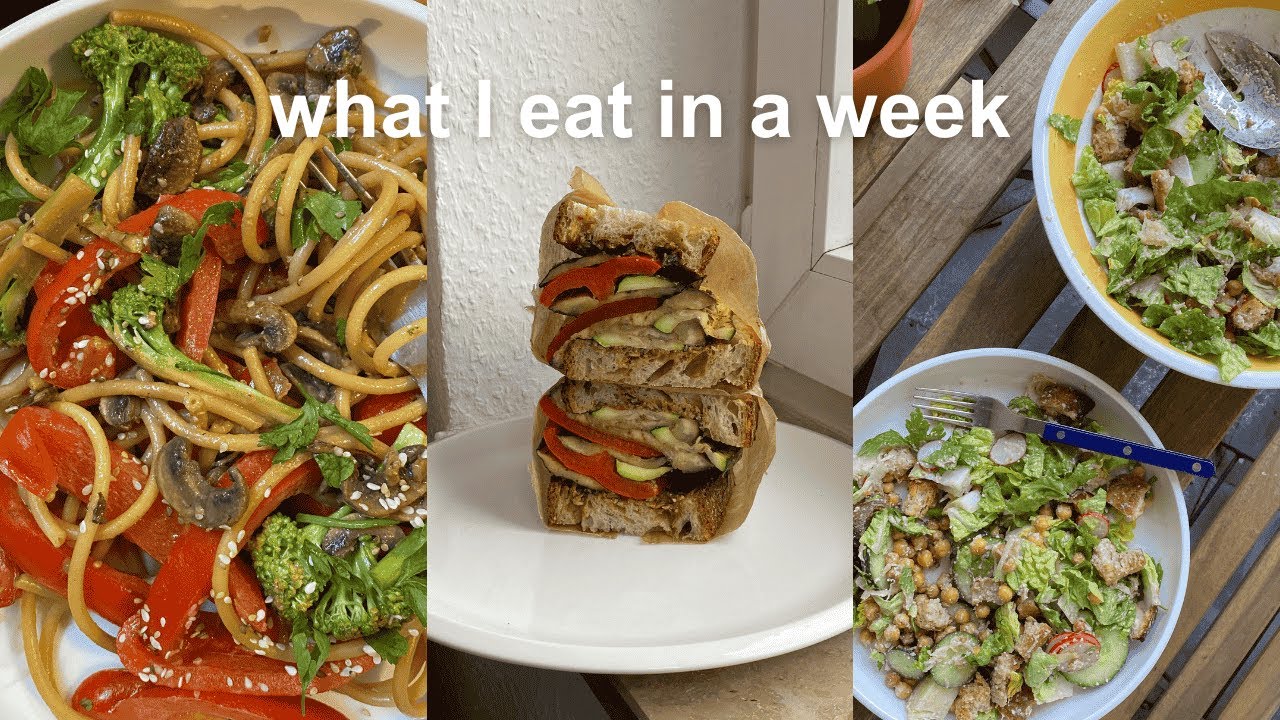 what I ate this week as a uni student! striving for balance & happiness :)