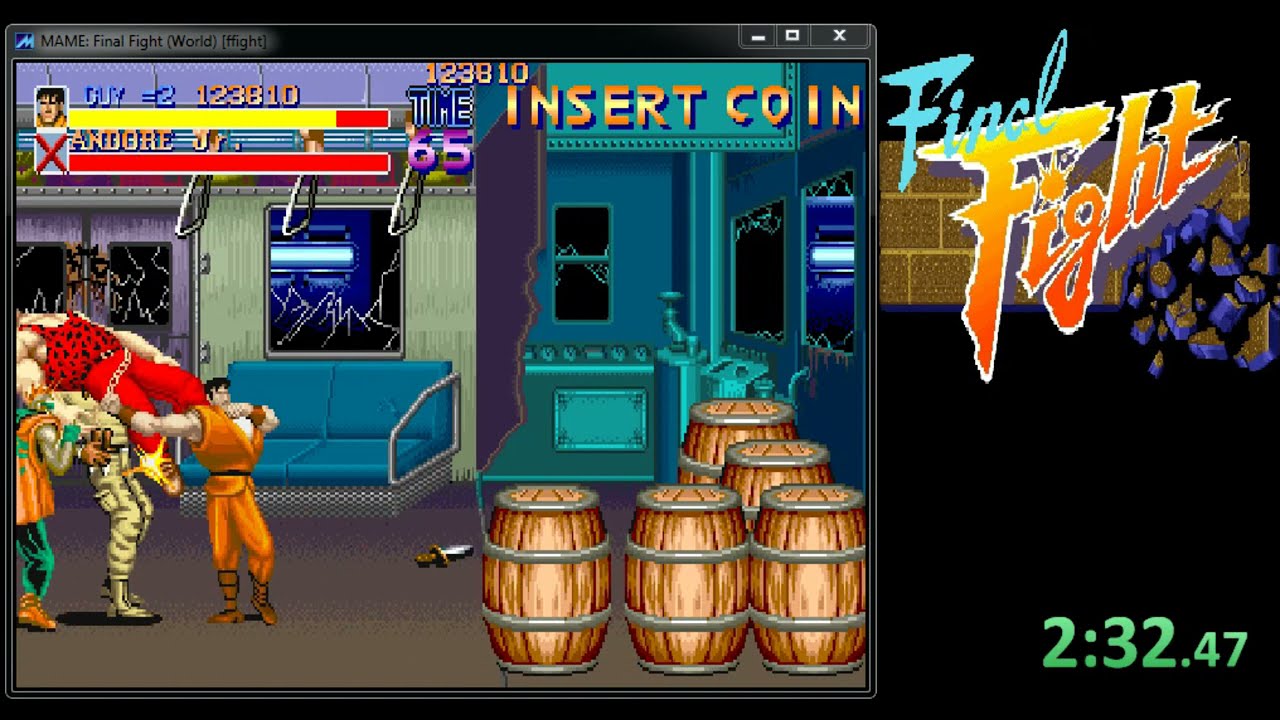 Final Fight (Arcade) - Guy - Speedrun - 19:06