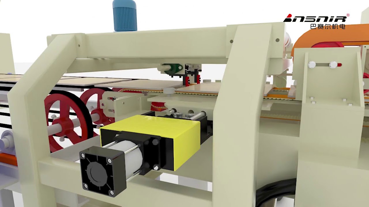 Basair digital squaring and chamfering machine