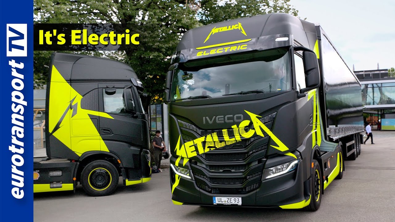 Рок-н-ролл на колесах - Iveco S-e-Way как звезда тура Metallica