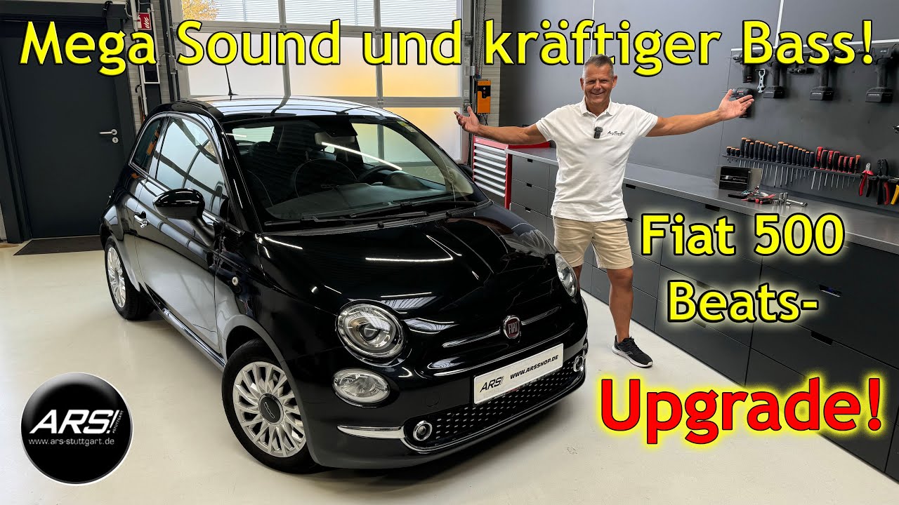 Fiat 500 mit Beats | Mehr Bass und Top Klang dank DSP-Verstärker Plug & Play  | Einbaututorial