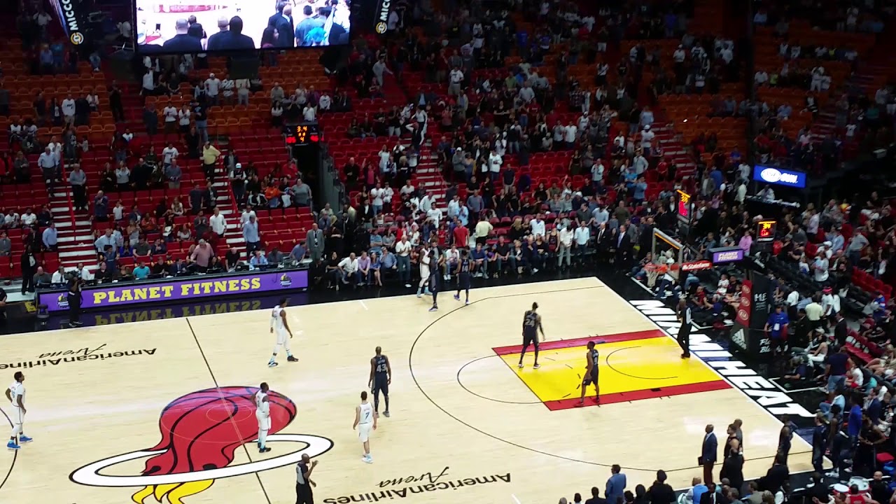 Miami Heat Defeat Detroit Pistons 105 - 96 March  3rd, 2018 AMERICAN AIRLINES ARENA