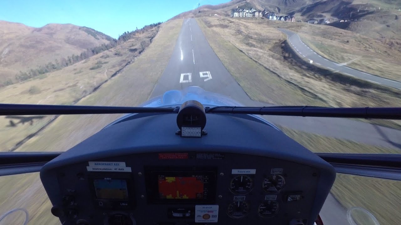 Altiport Peyragudes 12 Nov 2022 ULM A22 1
