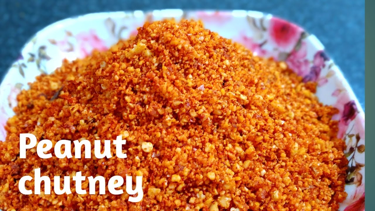 मूँगफली  की चटनी | Store For 1 Month | How To  Make Dry Peanut Chutney | peanut chuteny kaise banaye