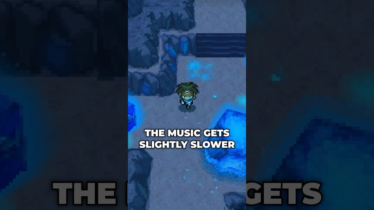 This song from Pokemon BW gets lower in pitch #shorts