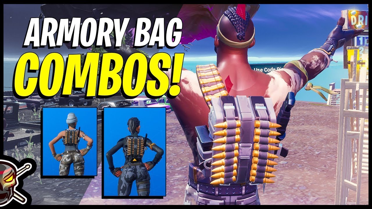 НОВЫЙ РЮКЗАК ARMORY BAG для BANDOLIER | Комбо/Геймплей 2019 (Fortnite Battle Royale)