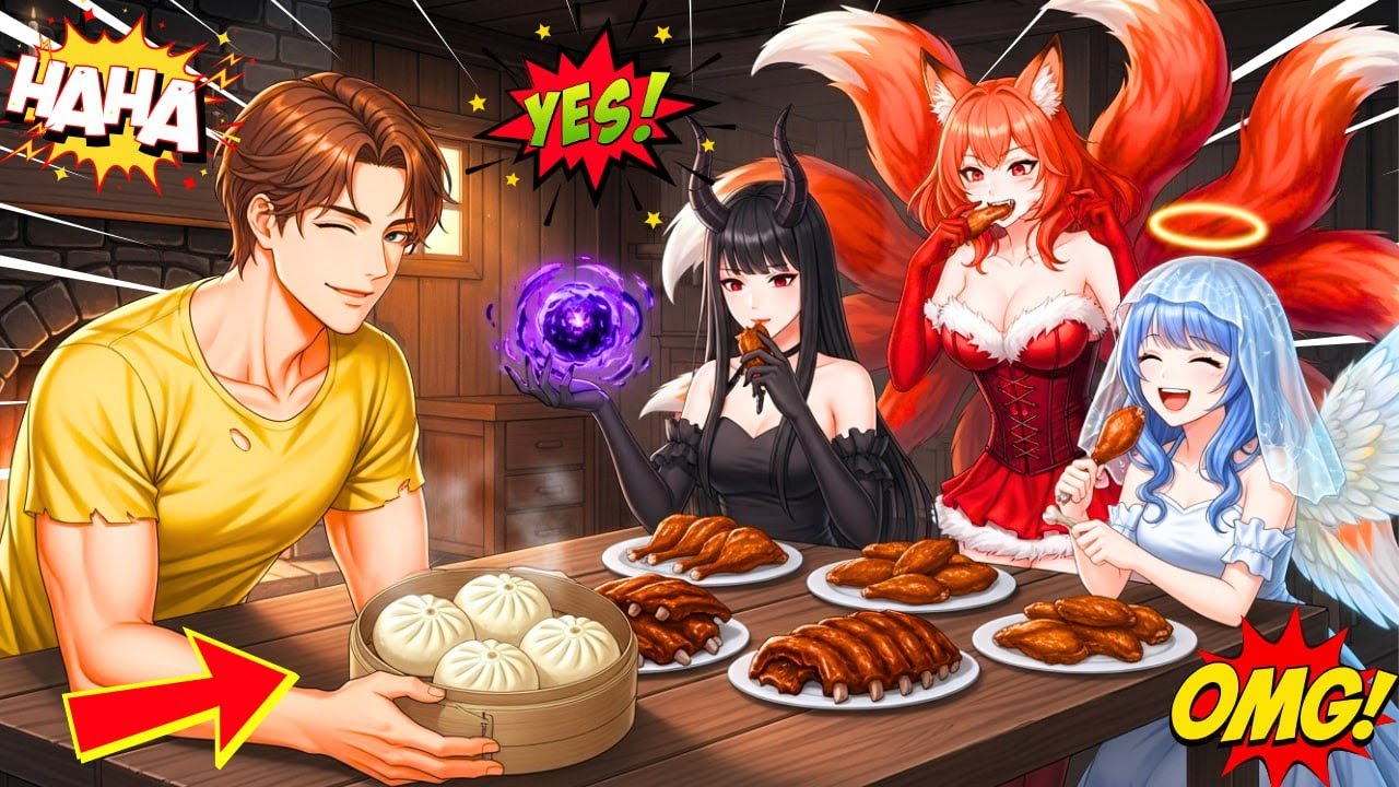 Manusia Biasa Menaklukkan Dewa Iblis Siluman dengan Roti Kukus  | Manhwa terbaru