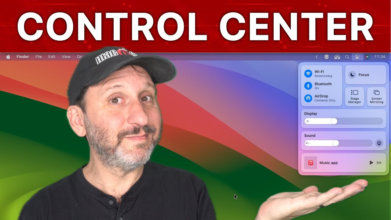Customizing and Using Control Center on Your Mac
