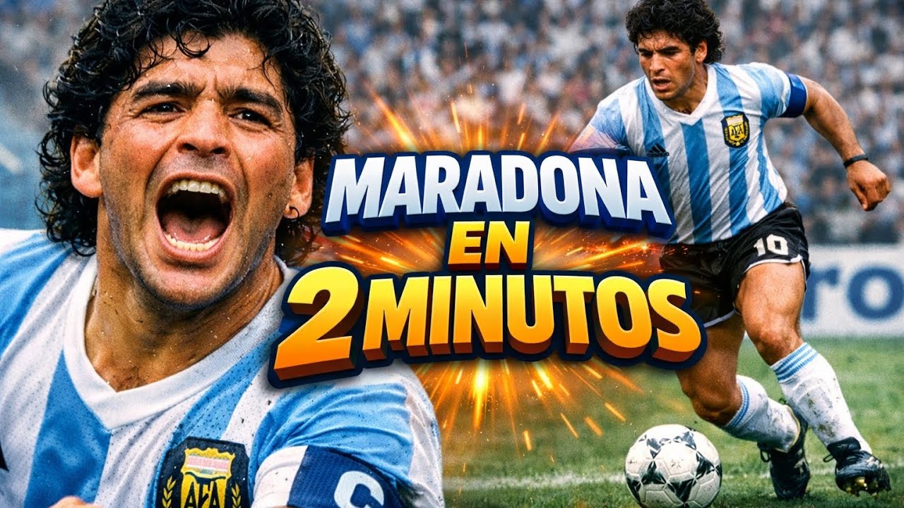 🇦🇷MARADONA en 2 minutos🔥