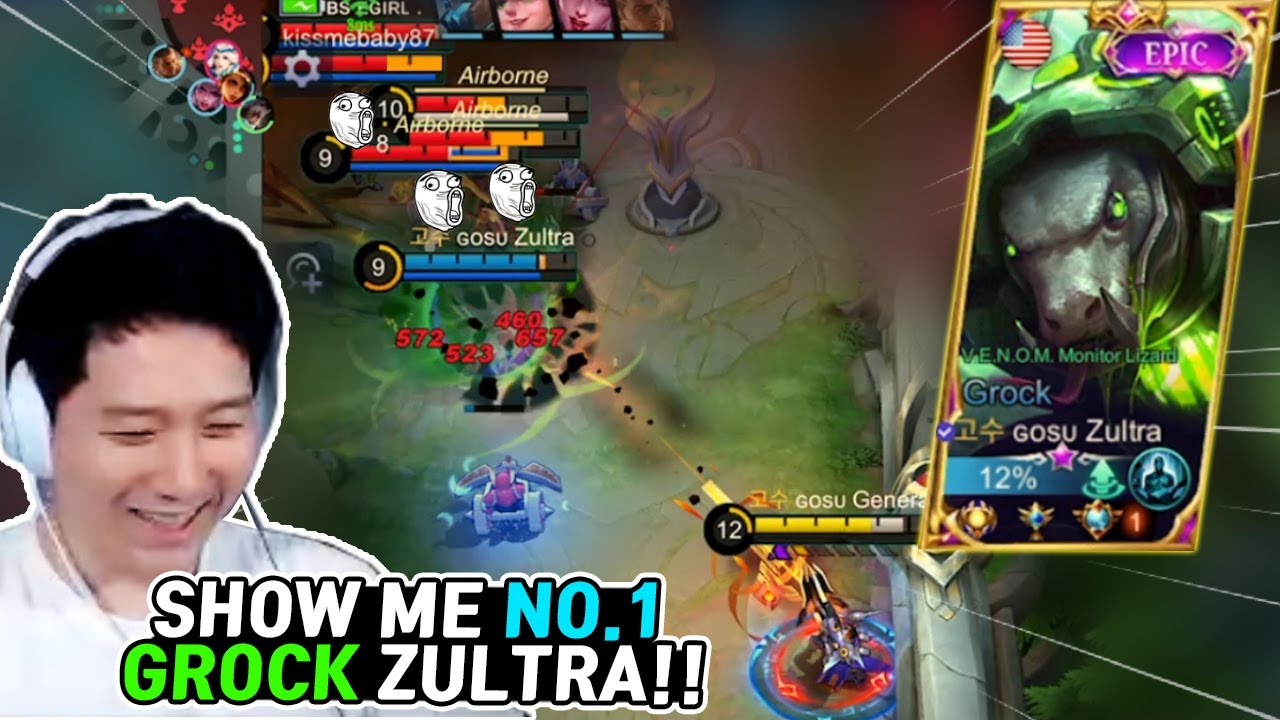 Gosu Zultra showing his Grock power  | Mobile Legends Granger