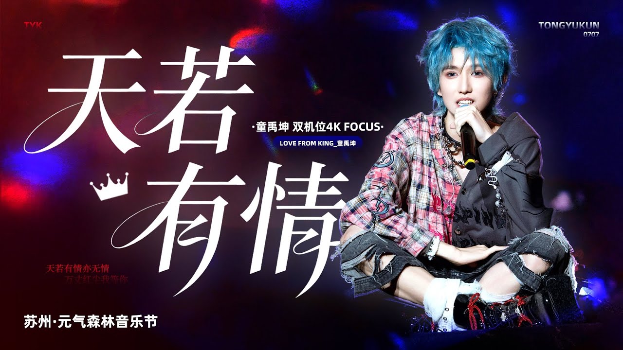 TFING童禹坤｜《天若有情》双机位4K* Focus｜苏州&middot;元气森林音乐节