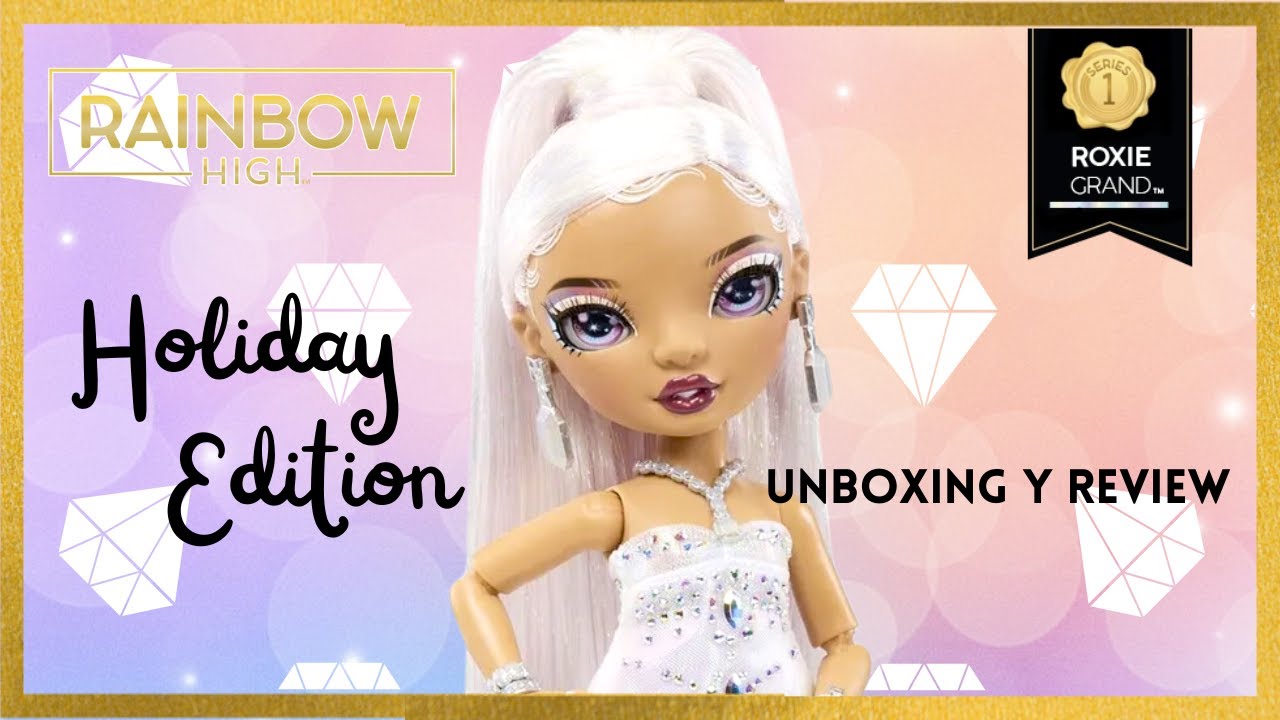 🎄Especial de Navidad Día 1 | Abriendo a Roxie Grand la muñeca Holiday Edition 2022 de Rainbow High