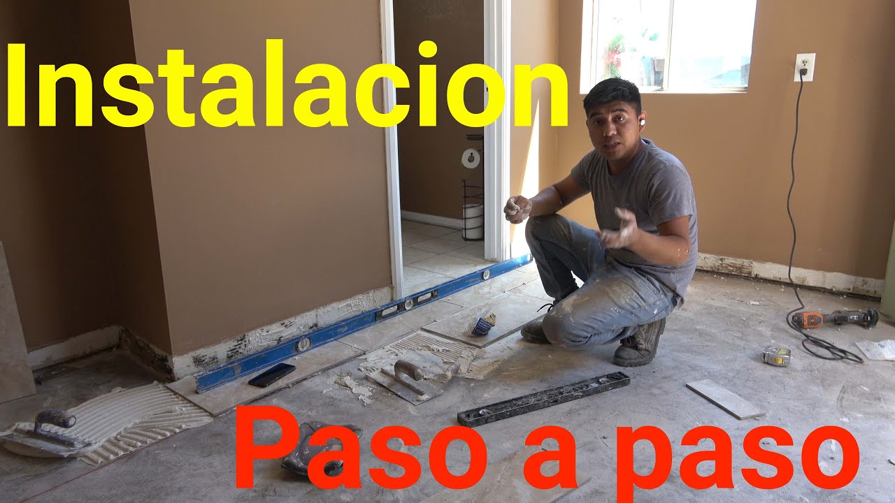como instalar tile cerámica porcelana en piso paso a paso