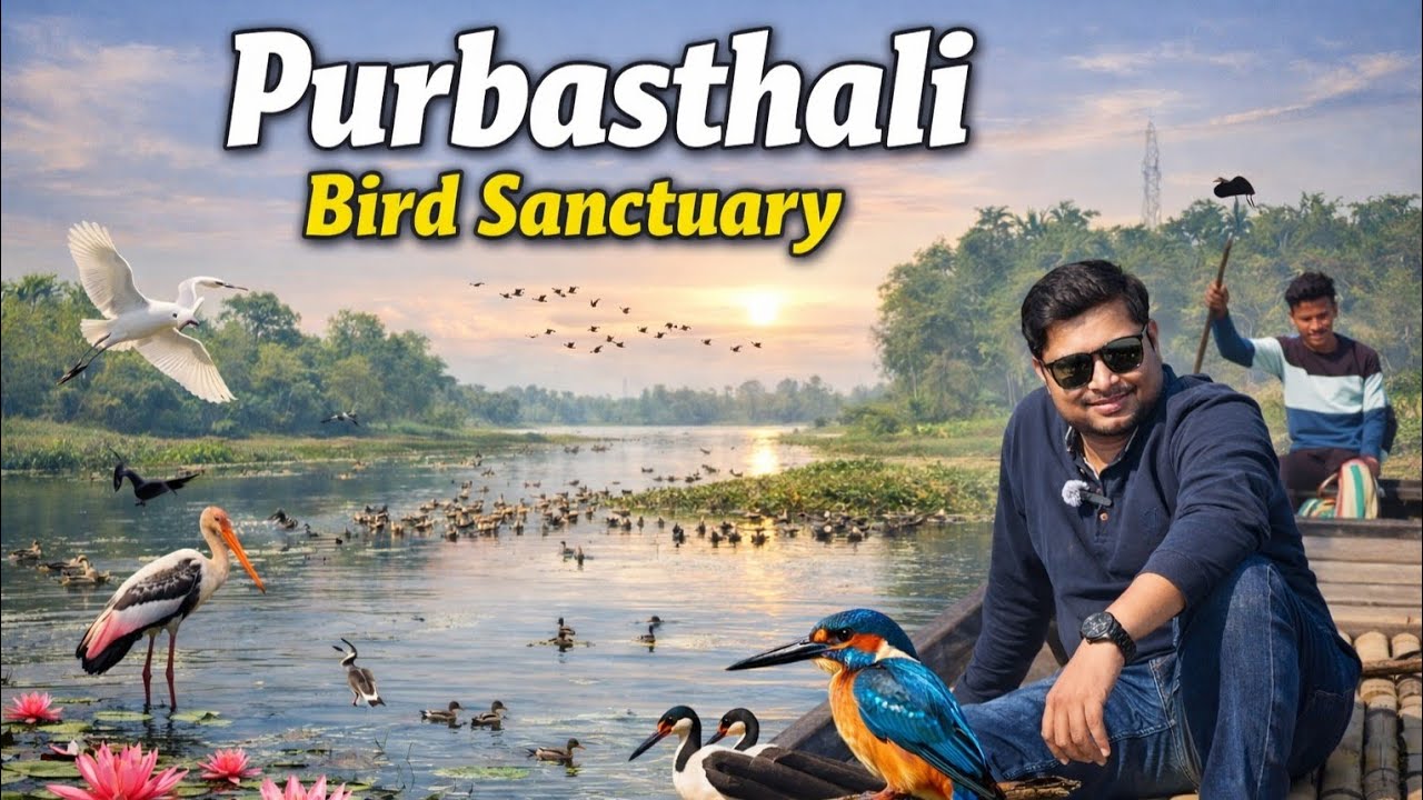 Chupir Char | Purbasthali Bird Sanctuary | Migratory Bird's Paradise in West Bengal | Travel Vlog | 