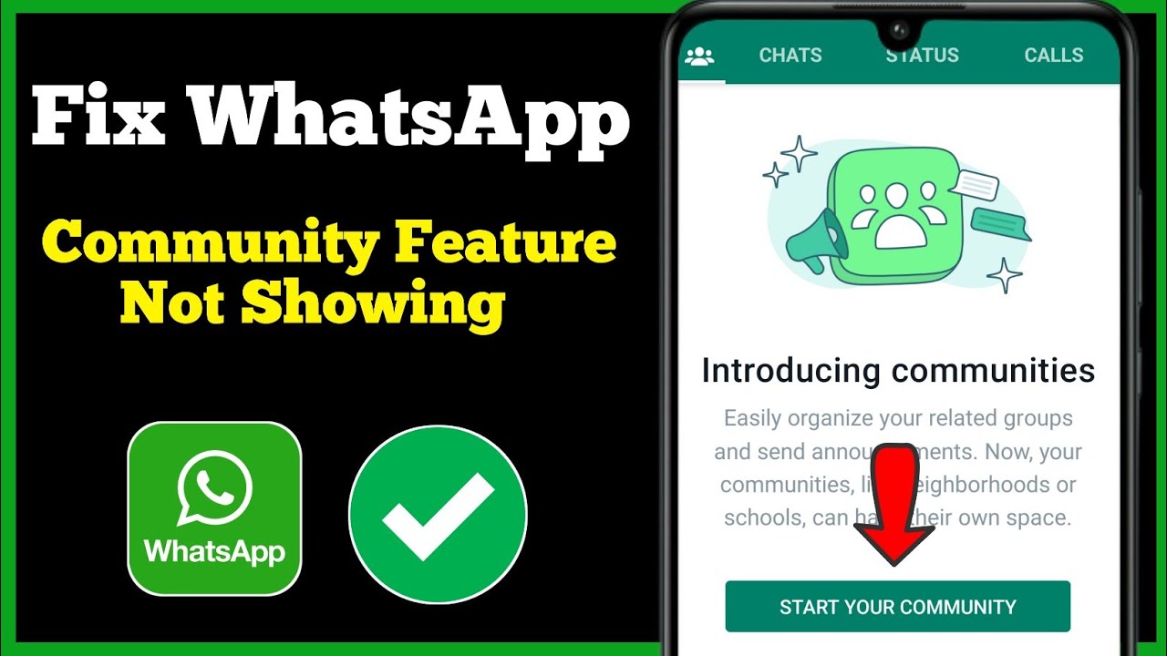 Whatsapp Community Feature Update / Whatsapp Community Feature Not Showing