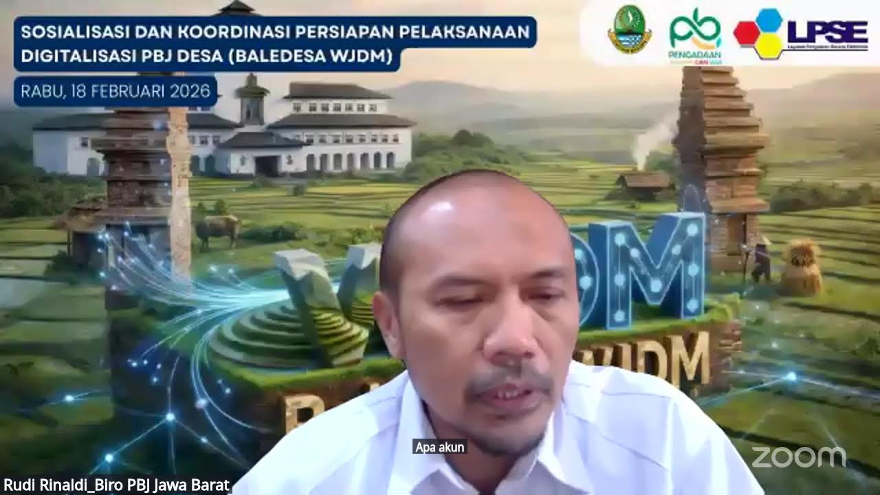 Sosialisasi dan Koordinasi Persiapan Pelaksanaan Digitalisasi PBJ Desa (BaleDesa WJDM)