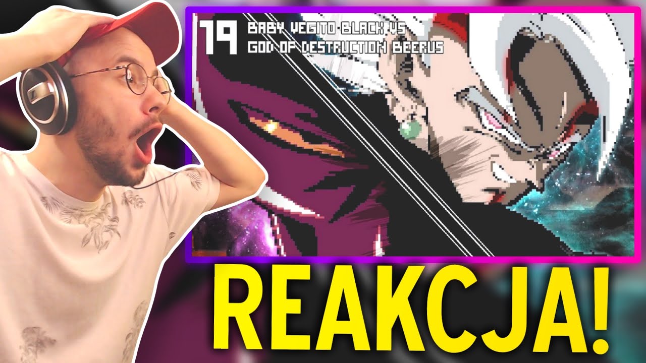 Beerus VS Baby Vegito Black | REAKCJA!