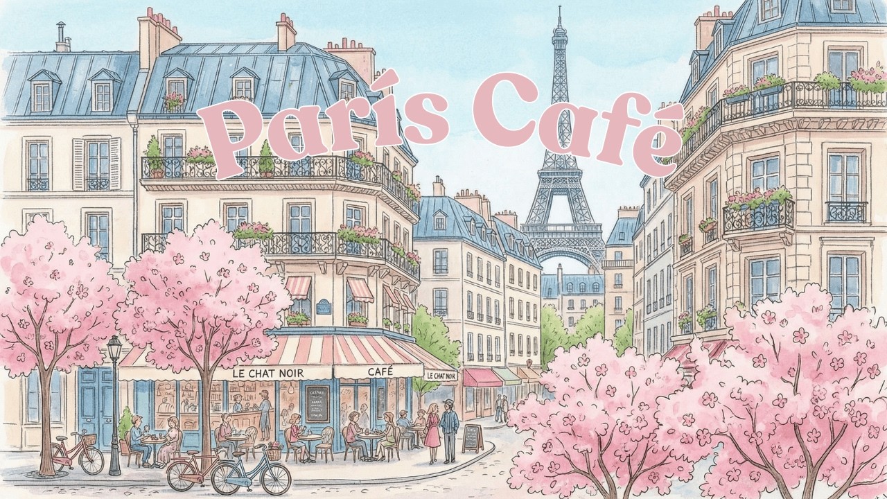 Relaxing Paris Jazz 🗼 French Café Music for Focus & Productivity