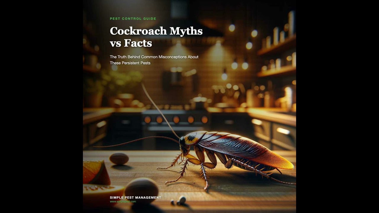 Cockroach Myths vs Facts: The Truth Behind Common Misconceptions About These Persistent Pests