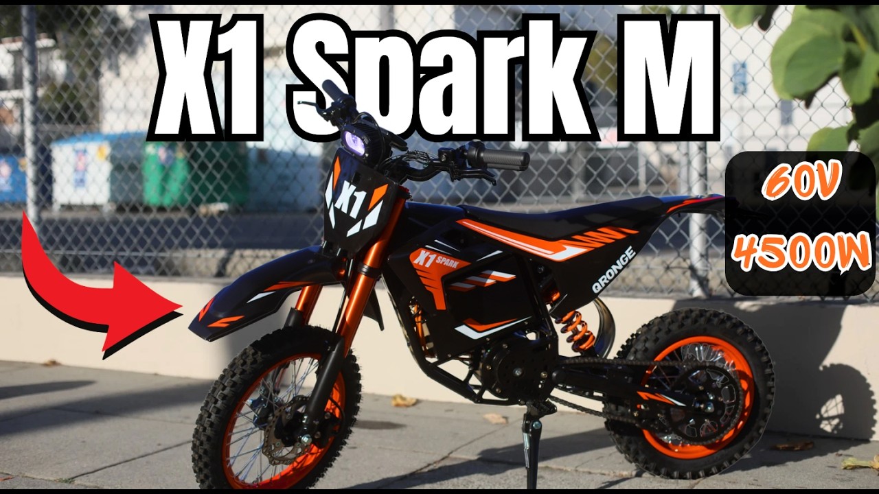 Электробайк Qronge X1 Spark M &mdash; настоящий монстр крутящего момента