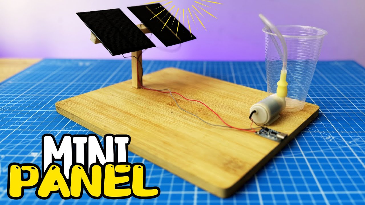 Cómo Hacer Un Mini Sistema Solar de Riego⚡🪴