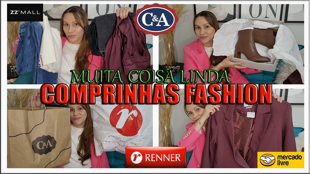 COMPRINHAS DO MÊS FEVEREIRO 2026 RECEBIDOS CEA RENNER AREZZO ZZMALL MERCADO LIVRE CUPONS DESCONTOS +