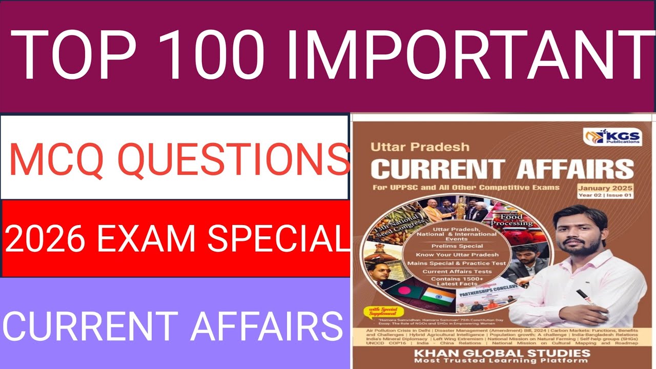 🔥 100 करंट अफेयर्स 2025 | Most Important Current Affairs MCQ | Exam & GK Shorts#Neeshu GK 