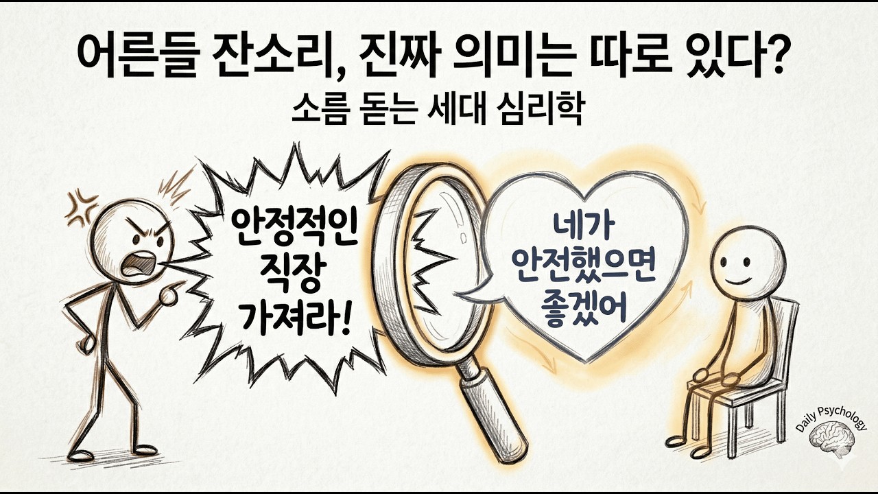 부모님과 대화가 안통하는 과학적 이유! 세대갈등의 심리학! 세대갈등이 일어날 수 밖에 없는 이유를 쉽게 알려드립니다.