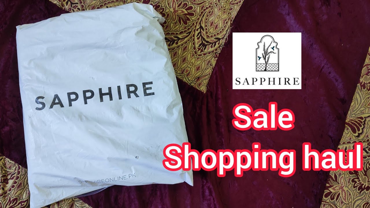 Sapphire sale shopping haul 🛍️ #sapphiresale #shoppinghaul