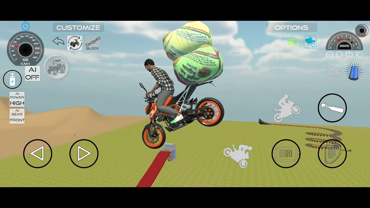 #indiantractor3d #indiantractorsimulatorlite #viral #bike#like 