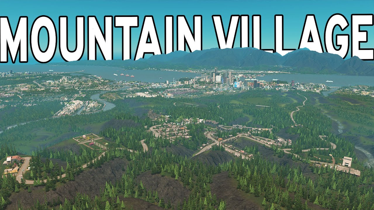 Building a BEAUTIFUL Mountain Village In Cities 1!