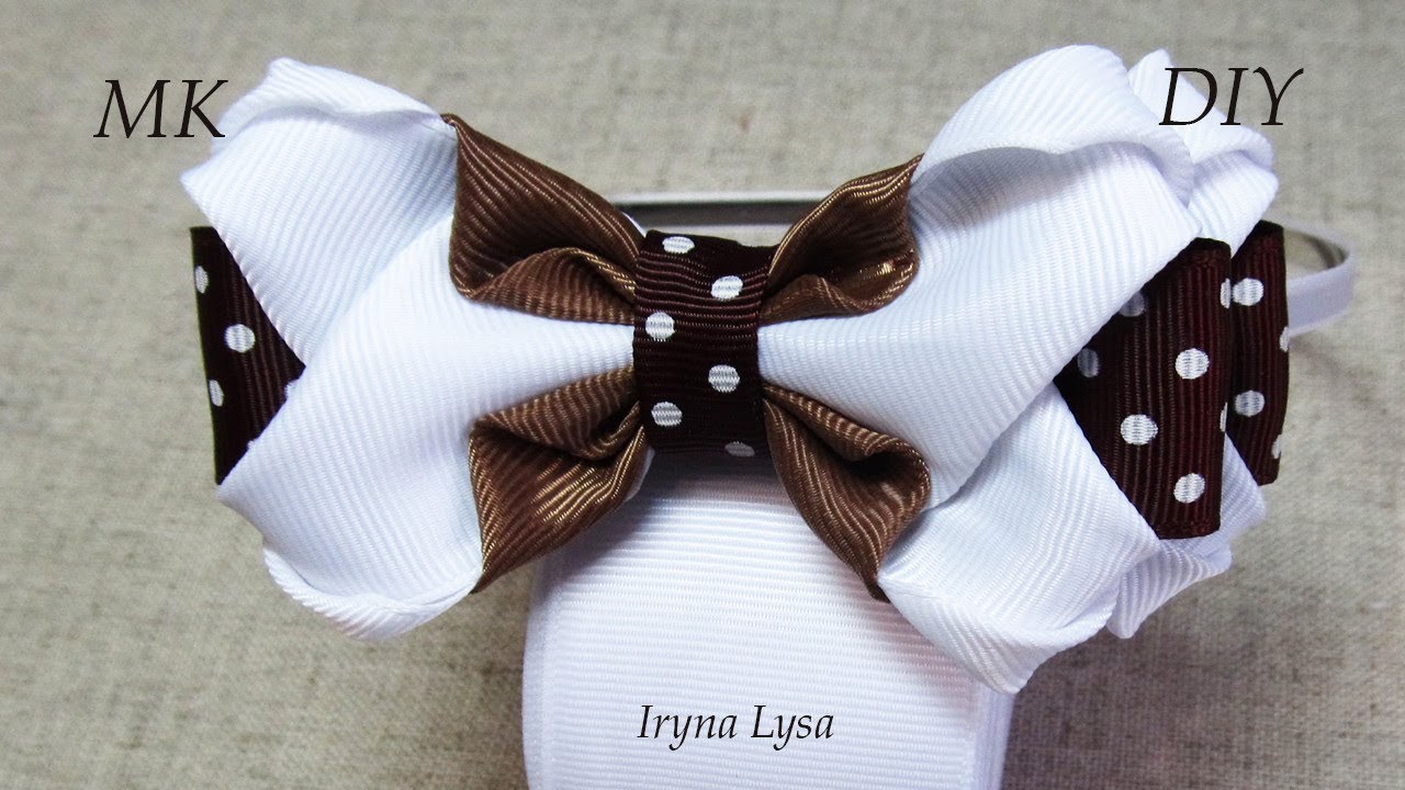 DIY Bow With Grosgrain Ribbon