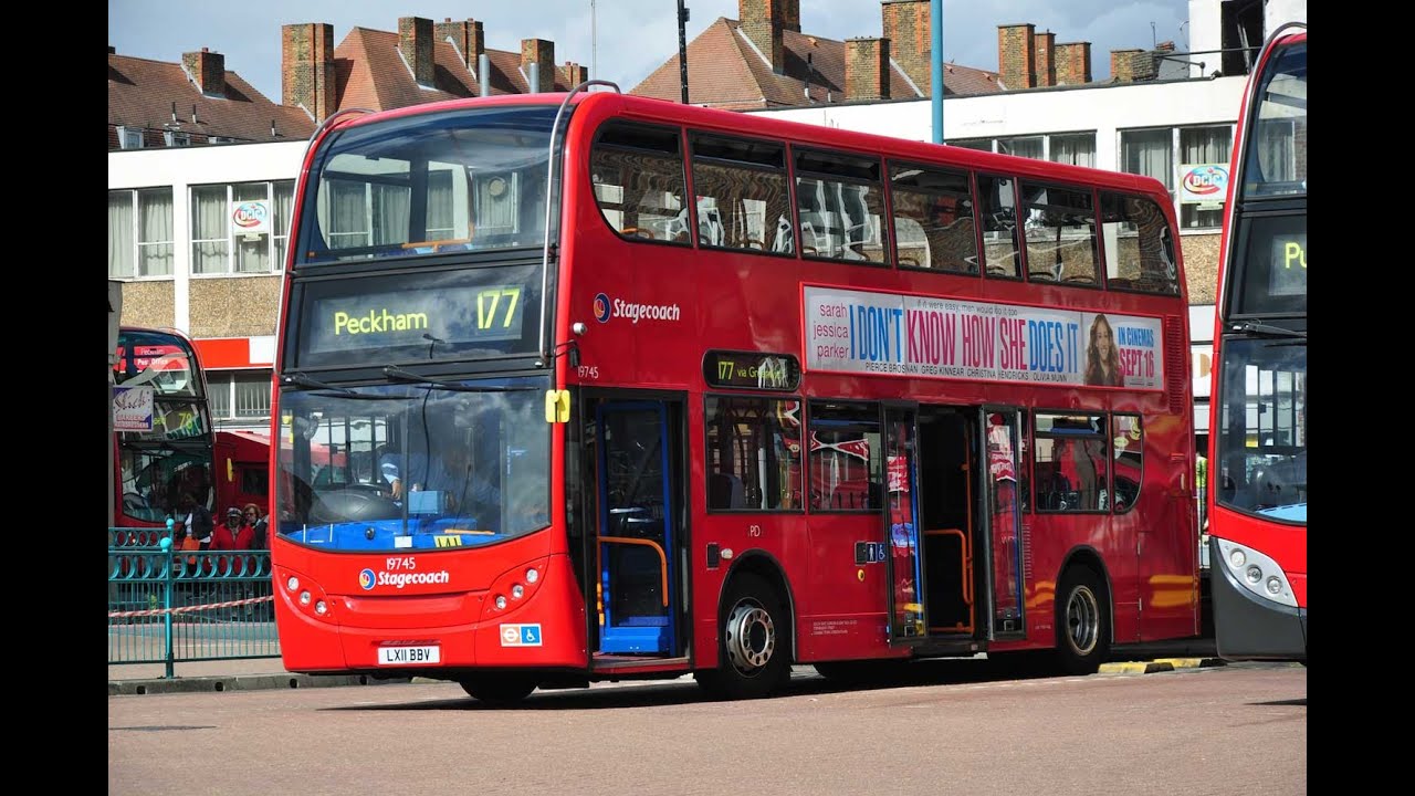 Bus Driver POV - Route 177 - Thamesmead to Peckham (Enviro 400)