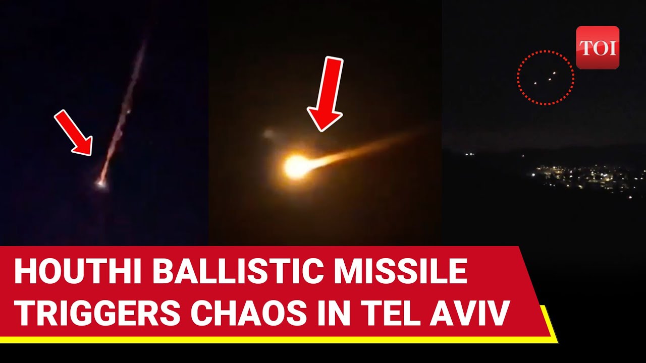 Tel Aviv Under Houthi Attack: Ballistic Missile Brings Israel’s Ben Gurion Airport To Its Knees