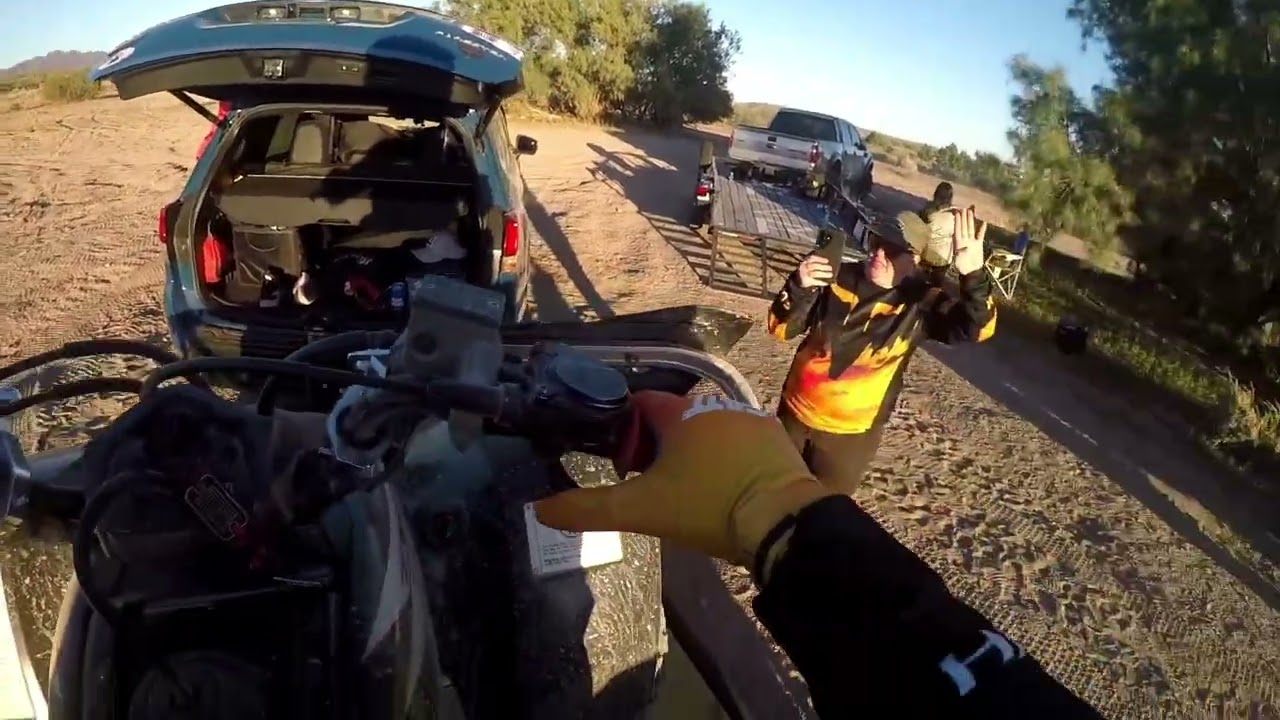 Box Canyon AZ with our Honda TRX 400 and friends #atv #hondatrx #offroad #honda #autocross #quads 