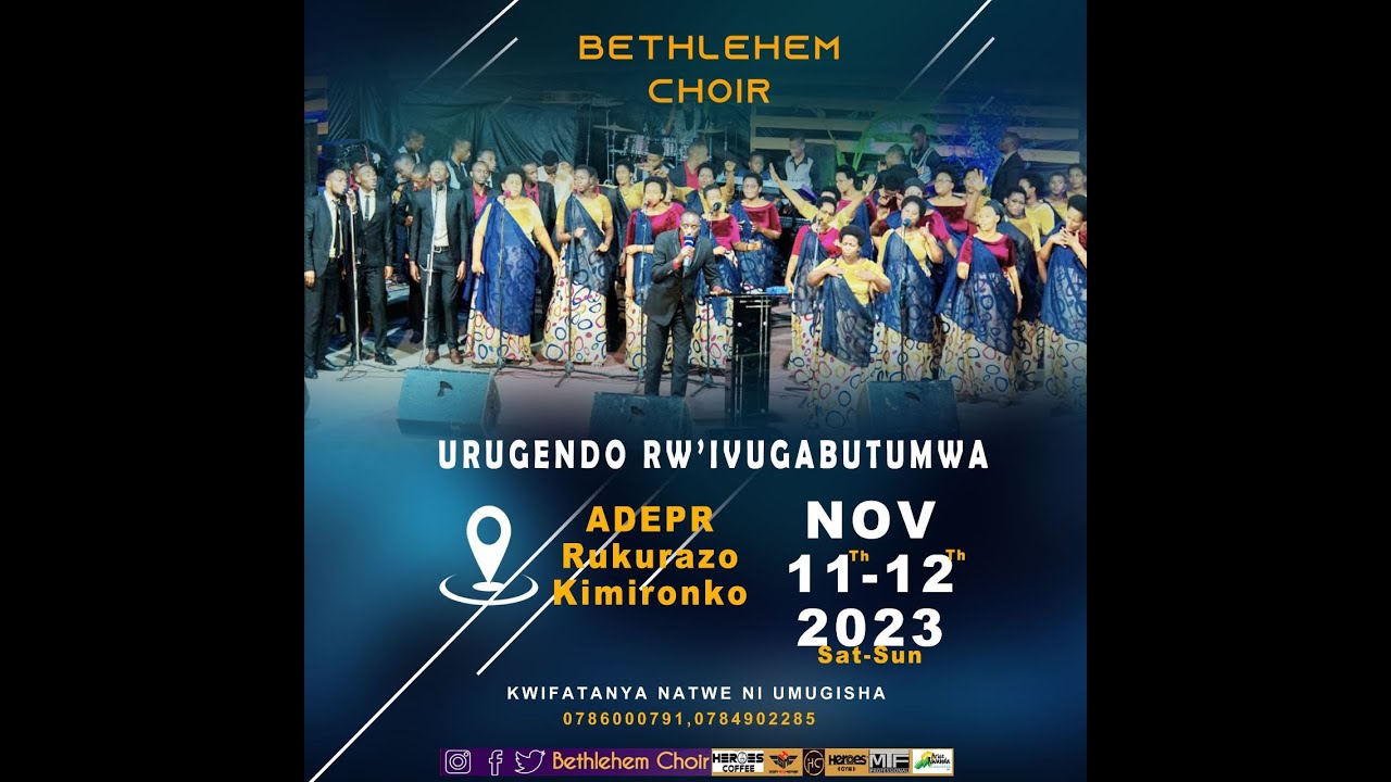 Live BETHLEHEM  CHOIR URUGENDO RW'IVUGABUTUMWA KURI ADEPR KIGALI, REMERA, RUKURAZO // 12/11/2023