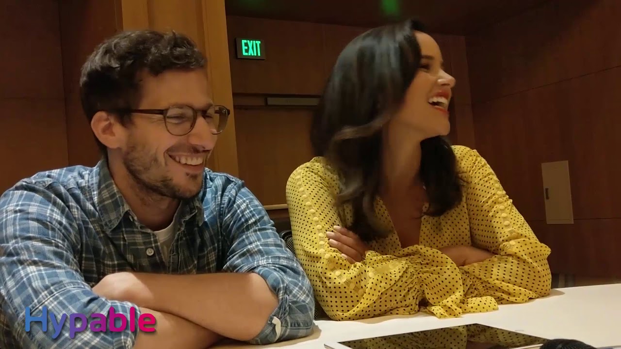 SDCC 2019: Brooklyn Nine-Nine's Andy Samberg & Melissa Fumero on Holt's demotion at the 99