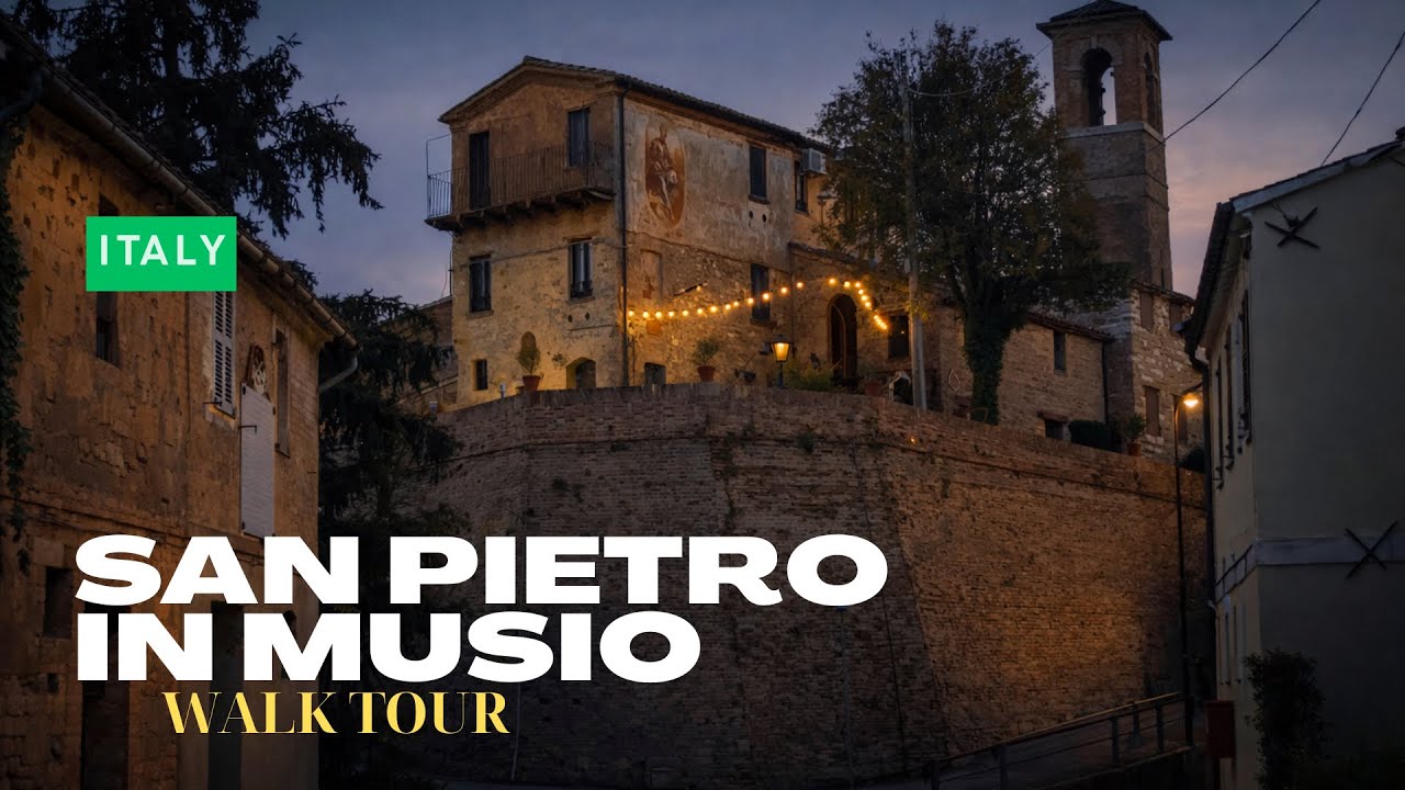 🇮🇹 San Pietro in Musio Italy Walking Tour | Castelli di Arcevia Medieval Village
