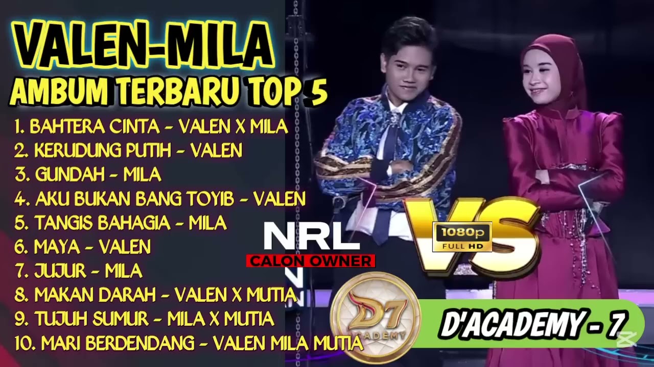 List lagu Valen Pamekasan Madura Jawa Timur #milen #valenda7 #indosiar #bahteracinta #kerudungputih 