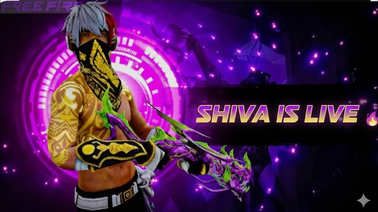 shiva is live 🔥 free fire live gameplay 😱 #freefire #live #treanding #viral  #livegameplay 🥵