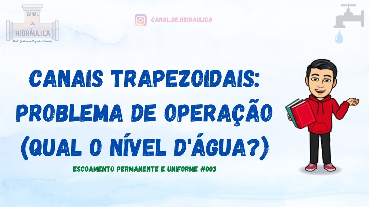 Cálculo da lâmina d'água em canais – EPU #003