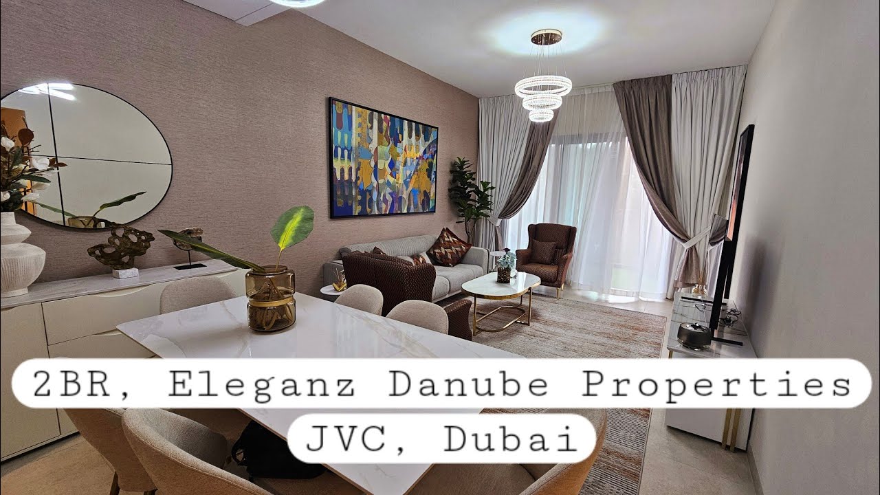 2bhk 4.8 Crore, 2.1 Million Dirhams,Eleganz by Danube Properties,JVC, Dubai.