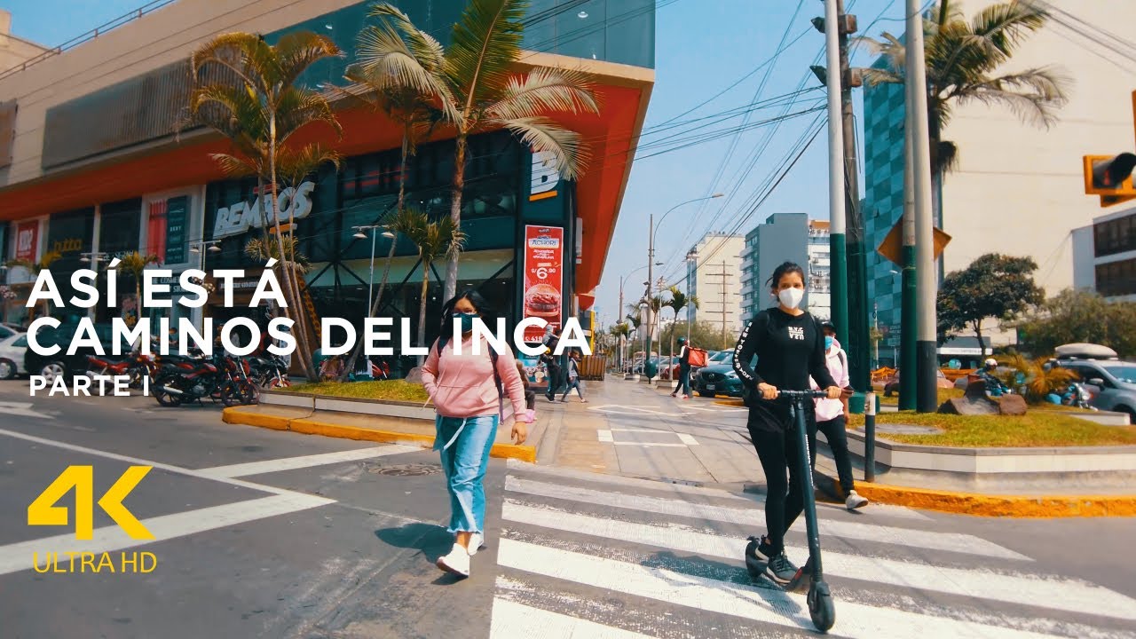 【Lima Perú 4K】Av. Caminos del Inca, Surco Perú
