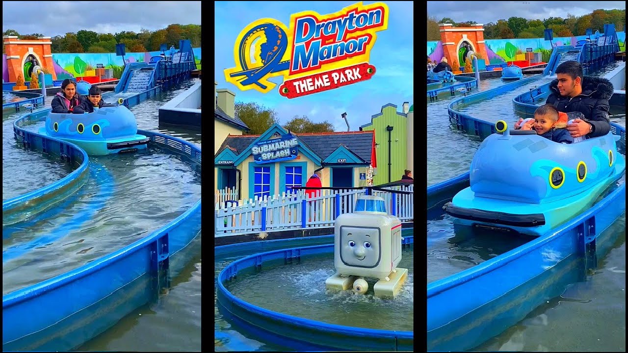 Drayton Manor Park - Cool Submarine Splash Thomas Land