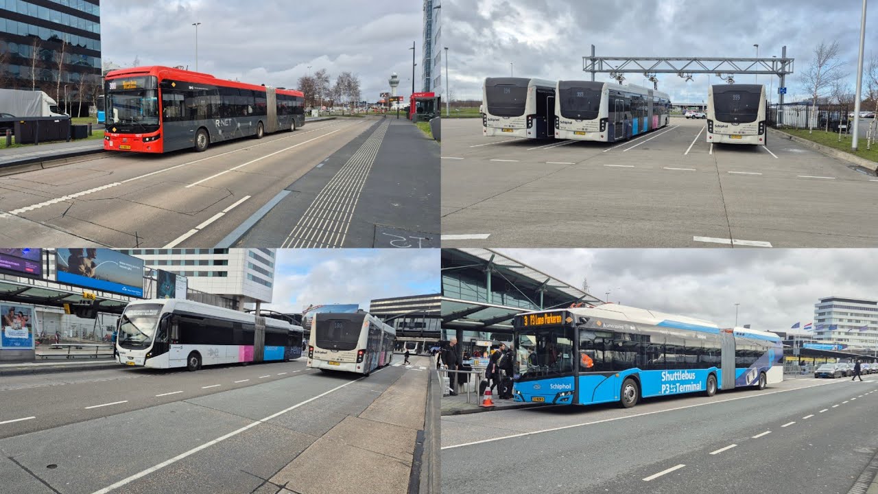 Het openbaar vervoer op Schiphol Airport 29-01-2025