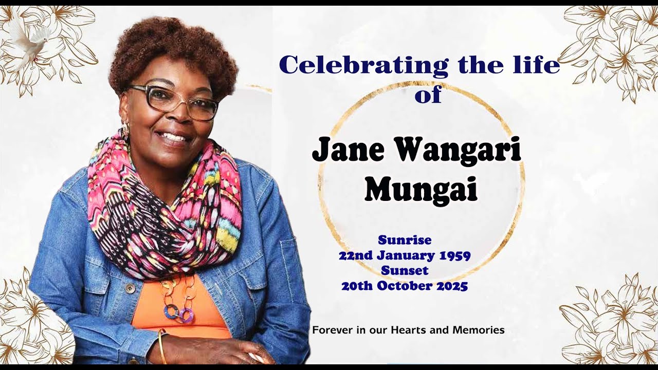 Celebrating the life of JANE WANGARI MUNGAI