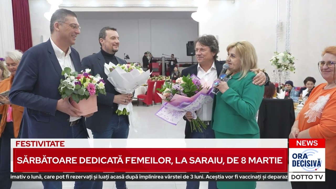 Sărbătoare dedicată femeilor, la Saraiu, de 8 Martie!