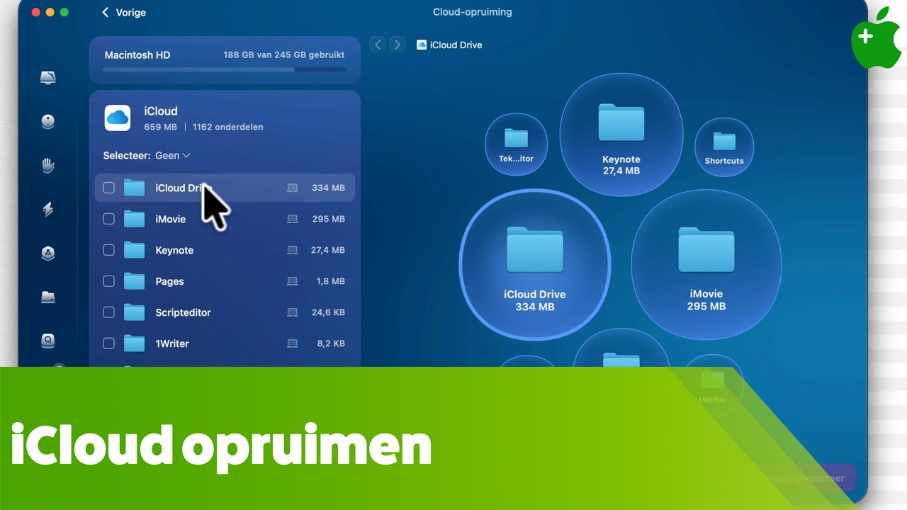 CleanMyMac ruimt je iCloud op