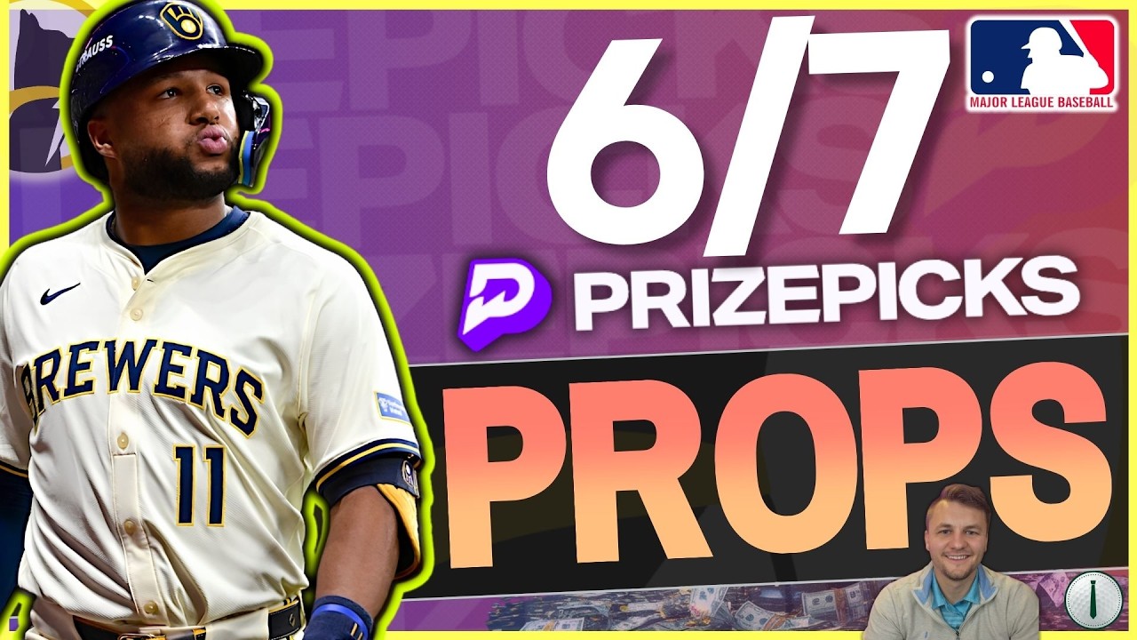PRIZEPICKS & Underdog MLB Player Prop Picks / Bets for Sunday, June 7th, 2026