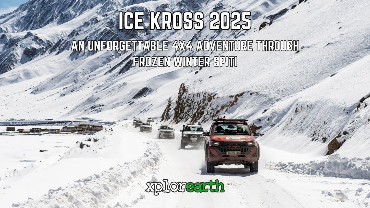 AN UNFORGETTABLE 4X4 EXPEDITION THROUGH WINTER SPITI - ICE KROSS 2025 ❄️